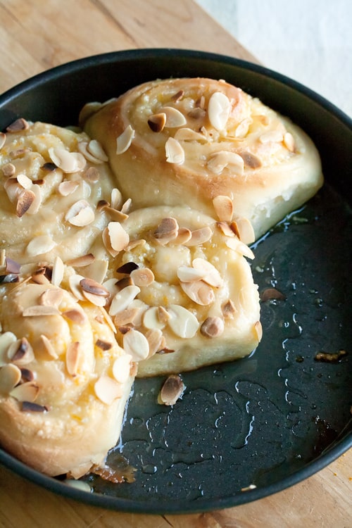 Sweet Orange and Almond Buns
