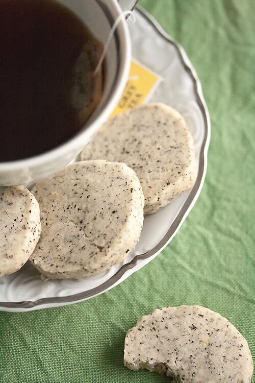 Earl Grey Icebox Cookies
