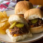 Root Beer Pulled Pork Sliders